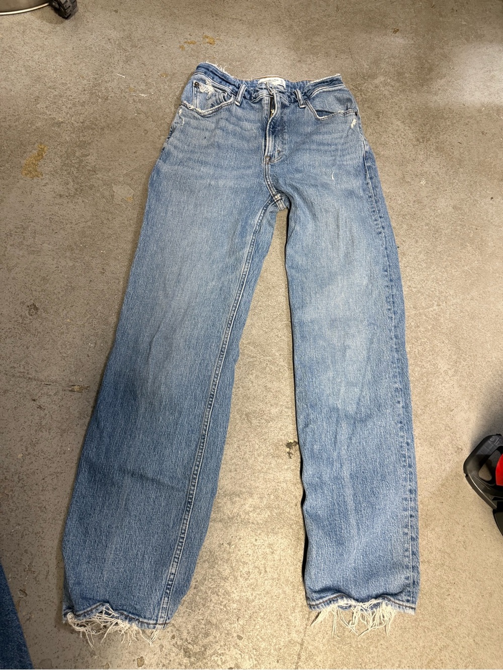 Abercrombie & Fitch Light Blue High-Rise Jeans